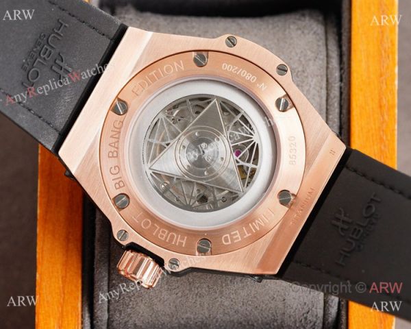 Z Factory Swiss Quality Hublot Big Bang Sang Bleu Blue Rose Gold Watch 45mm Z Factory Swiss Quality Hublot Big Bang Sang Bleu Blue Rose Gold Watch 45mm