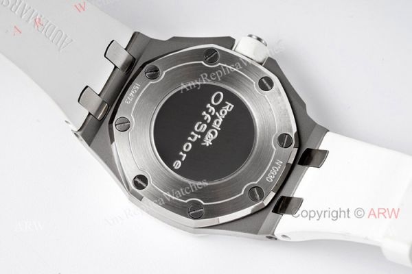 Ladies Audemars Piguet Royal Oak Offshore 37mm White Dial Quartz Watch Ref 67540sk Ladies Audemars Piguet Royal Oak Offshore 37mm White Dial Quartz Watch Ref 67540sk