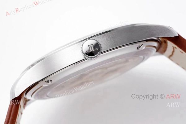 Zf Factory Jaeger-Lecoultre Master Control Date 40mm Silver Dial Brown Leather Band Replica Watch Zf Factory Jaeger-Lecoultre Master Control Date 40mm Silver Dial Brown Leather Band Replica Watch