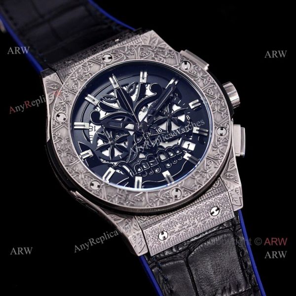 Men Hublot Classic Fusion Chronograph 42mm Black Dial Replica Watch Men Hublot Classic Fusion Chronograph 42mm Black Dial Replica Watch