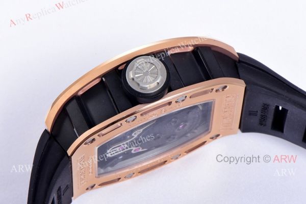 JB Factory Richard Mille RM 52-01 Skull Tourbillon Watch Rose Gold High Copy JB Factory Richard Mille RM 52-01 Skull Tourbillon Watch Rose Gold High Copy