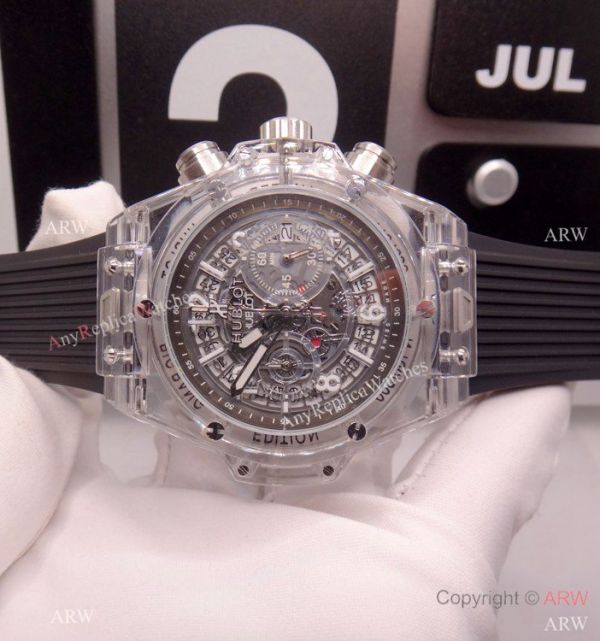 Hublot Sapphire Big Bang Chronograph Replica Watch 45mm Hublot Sapphire Big Bang Chronograph Replica Watch 45mm
