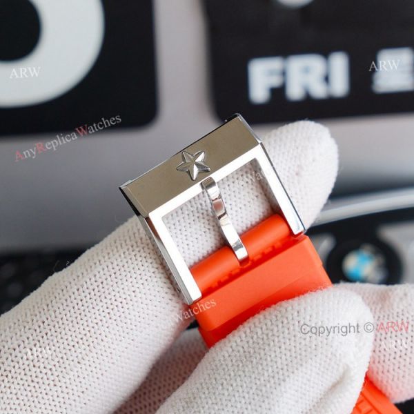 Swiss Grade Zenith Defy Classic Skeleton Dial Orange Rubber Strap High End Replica Watch Swiss Grade Zenith Defy Classic Skeleton Dial Orange Rubber Strap High End Replica Watch