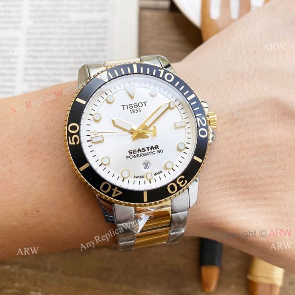 New 45mm Tissot Seastar Black Face Black Rubber Strap Swiss Quality Replica Watch New 45mm Tissot Seastar Black Face Black Rubber Strap Swiss Quality Replica Watch