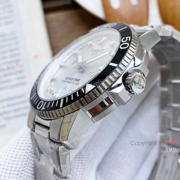 New Tissot Seastar 1853 Blue Face SS Replica Watch For Men 45mm New Tissot Seastar 1853 Blue Face SS Replica Watch For Men 45mm