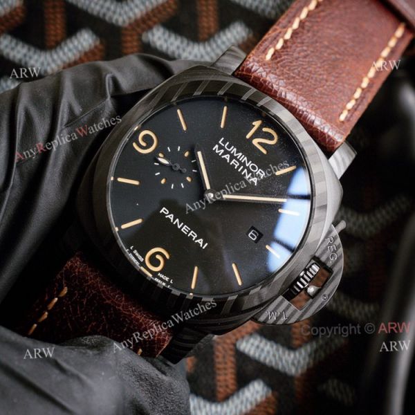 Panerai Luminor GMT All Black Replica Watch 44mm Panerai Luminor GMT All Black Replica Watch 44mm