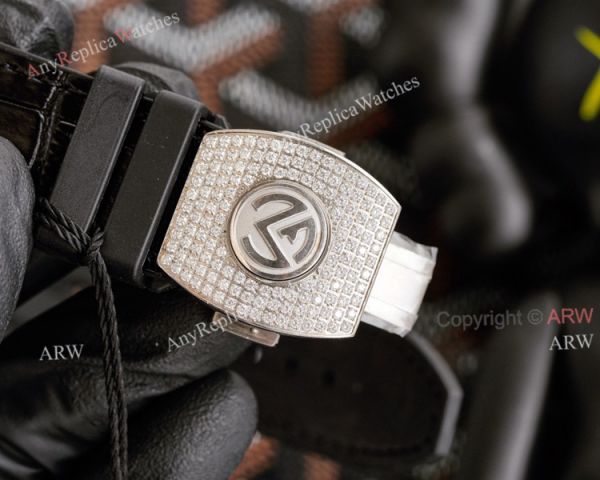 Iced Out Franck Muller V45 SC DT Diamond Watch High Quality Replica Iced Out Franck Muller V45 SC DT Diamond Watch High Quality Replica