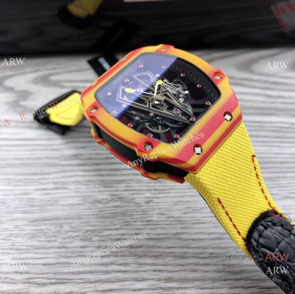 Swiss Richard Mille RM 27-03 Tourbillon Rafael Nadal Watch NTPT Carbon 48mm Swiss Richard Mille RM 27-03 Tourbillon Rafael Nadal Watch NTPT Carbon 48mm