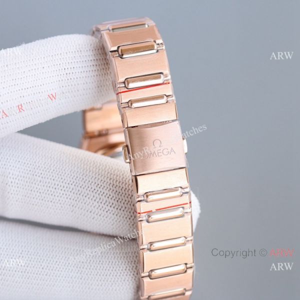 Swiss Copy Omega Constellation 8700 Automatic Watch 29mm Rose Gold New Face Swiss Copy Omega Constellation 8700 Automatic Watch 29mm Rose Gold New Face
