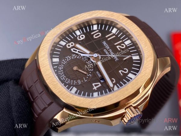 ZF Factory Patek Philippe Aquanaut 5164A Men Watch Rose Gold Chocolate Dial 40.8mm ZF Factory Patek Philippe Aquanaut 5164A Men Watch Rose Gold Chocolate Dial 40.8mm