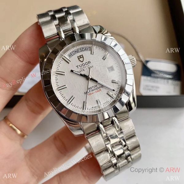 Copy TUDOR Glamour Date+Day Watch m56000 White Dial Watches Copy TUDOR Glamour Date+Day Watch m56000 White Dial Watches