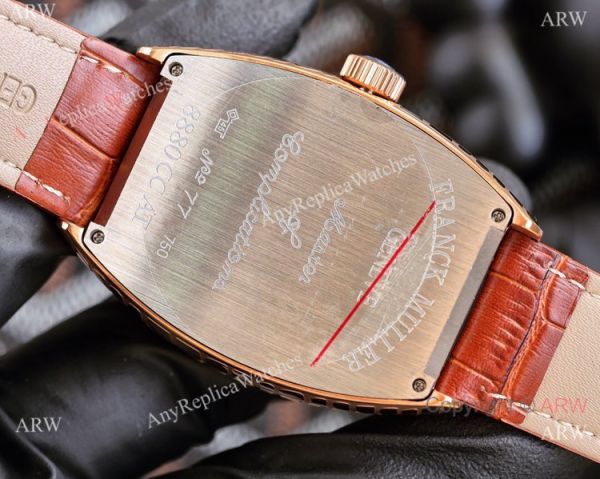 Copy Franck Muller Cintree Curvex Flying Tourbillon watch brown Leahter Strap Copy Franck Muller Cintree Curvex Flying Tourbillon watch brown Leahter Strap