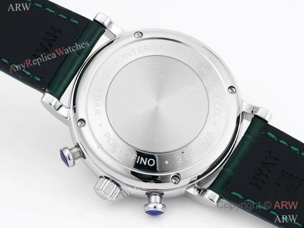 Swiss Replica IWC Portofino Chronograph IW391405 Watch Olive Green Dial Swiss Replica IWC Portofino Chronograph IW391405 Watch Olive Green Dial