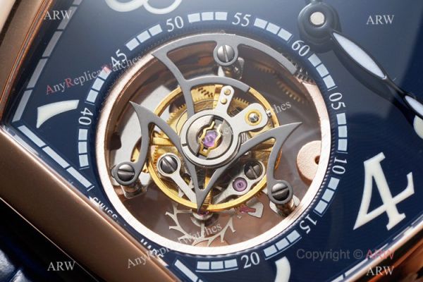 AB Factory Franck Muller Imperial Tourbillon Cintree Curvex Men Watch Rose Gold Blue Dial AB Factory Franck Muller Imperial Tourbillon Cintree Curvex Men Watch Rose Gold Blue Dial
