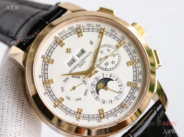 New! TW Factory Vacheron Constantin Traditionnelle Perpetual Calendar Watch White Mop Dial New! TW Factory Vacheron Constantin Traditionnelle Perpetual Calendar Watch White Mop Dial