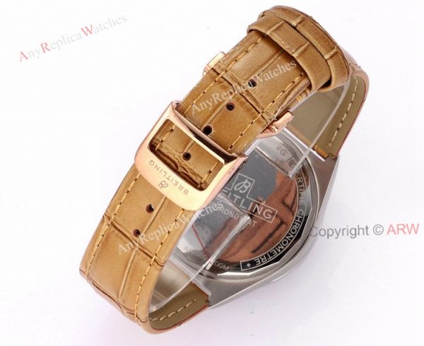 New Breitling Chronomat Rose Gold Watch With Diamonds High Quality Replica New Breitling Chronomat Rose Gold Watch With Diamonds High Quality Replica