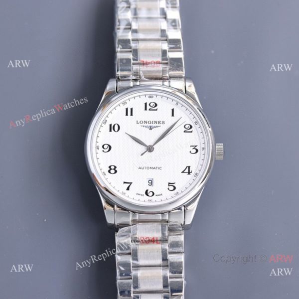 Swiss Quality Copy Longines Master 40 Date Stainless Steel Arabic Numerals 8215 Movement Swiss Quality Copy Longines Master 40 Date Stainless Steel Arabic Numerals 8215 Movement