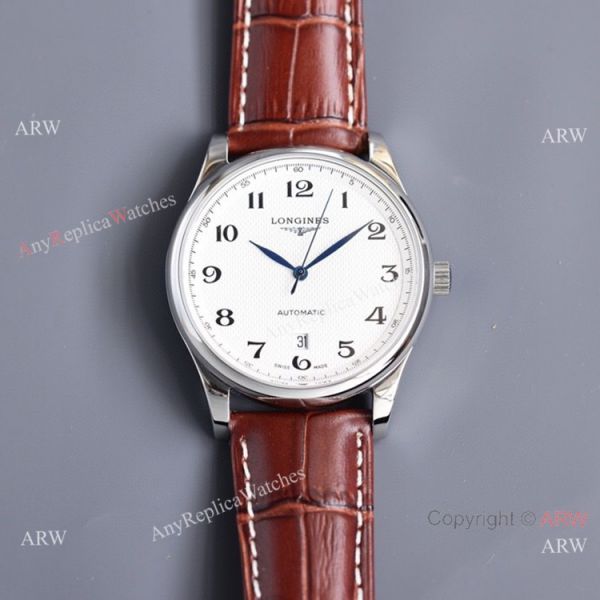 Swiss Quality Longines Master 40mm Leather Strap Arabic Numerals 8215 Movement Swiss Quality Longines Master 40mm Leather Strap Arabic Numerals 8215 Movement