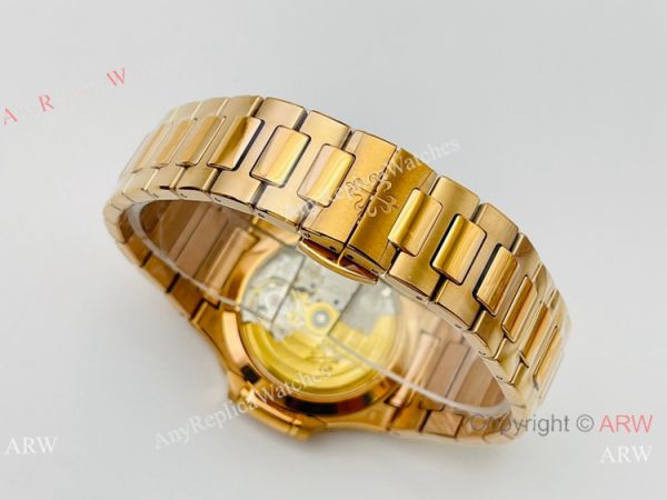 3K Factory 1:1 Replica Patek Philippe Nautilus Rose Gold Ladies Diamond Watch 34mm 3K Factory 1:1 Replica Patek Philippe Nautilus Rose Gold Ladies Diamond Watch 34mm