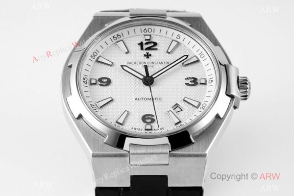 8 Factory Clone Vacheron Constantin Overseas 42mm Wrist White Dial Stainless Steel 47040 8 Factory Clone Vacheron Constantin Overseas 42mm Wrist White Dial Stainless Steel 47040