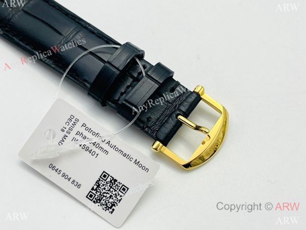 Swiss Replica IWC Portofino Moon watch IWS Factory Cal.35800 Yellow Gold Case 40mm Swiss Replica IWC Portofino Moon watch IWS Factory Cal.35800 Yellow Gold Case 40mm