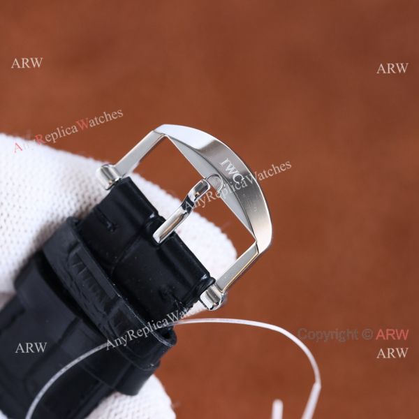 Knock-off IWC Portofino Citizen 9015 White Face Black Strap Watch Knock-off IWC Portofino Citizen 9015 White Face Black Strap Watch