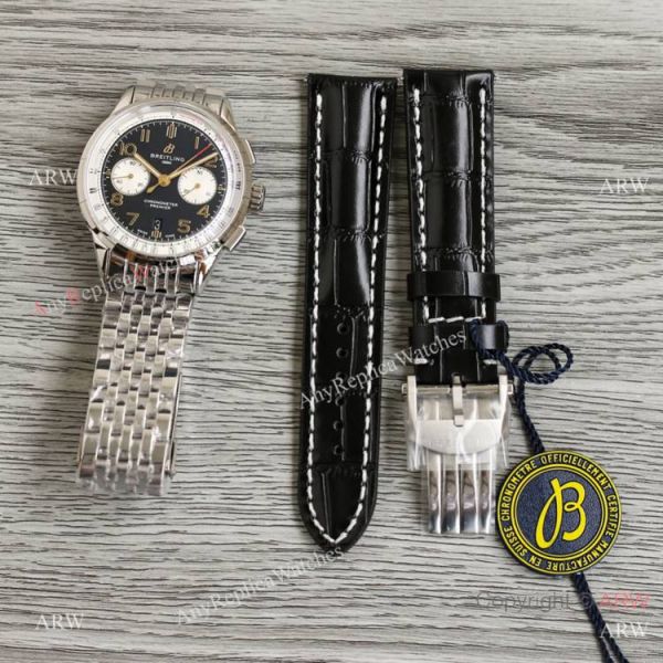 Swiss Breitling Premier Chronograph Norton Edition BLS Asia 7750 Stainless Steel Black Arabic Watch Swiss Breitling Premier Chronograph Norton Edition BLS Asia 7750 Stainless Steel Black Arabic Watch