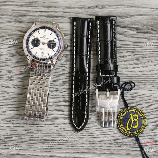 Swiss Copy Breitling Premier BLS A7750 Chronograph Watch Black Sub-dials Swiss Copy Breitling Premier BLS A7750 Chronograph Watch Black Sub-dials