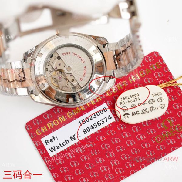 Swiss Quality Omega Aqua Terra 150m Citizen 8215 Rose Gold Leather Strap Watches 41.5mm Swiss Quality Omega Aqua Terra 150m Citizen 8215 Rose Gold Leather Strap Watches 41.5mm
