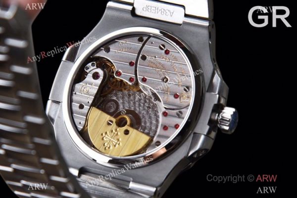 GR Factory Super Clone Patek Philippe Nautilus Moonphase 5712 Watch New Baby Blue Dial GR Factory Super Clone Patek Philippe Nautilus Moonphase 5712 Watch New Baby Blue Dial