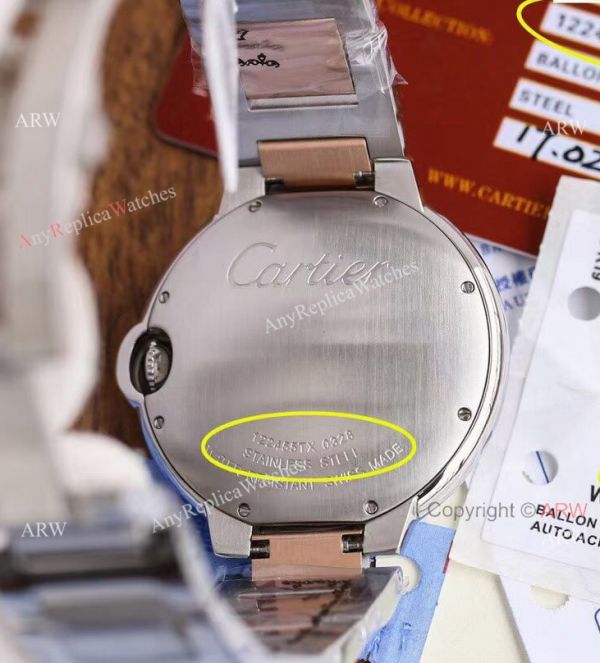 Copy Cartier Balloon Blue 2-Tone Rose Gold Strap Diamond Bezel White Dial Watch Copy Cartier Balloon Blue 2-Tone Rose Gold Strap Diamond Bezel White Dial Watch