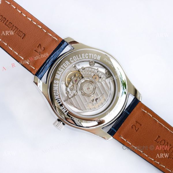 (GF) Swiss Copy Longines Master Bucherer Blue Moonphase dial Watch Leather Strap 40mm (GF) Swiss Copy Longines Master Bucherer Blue Moonphase dial Watch Leather Strap 40mm