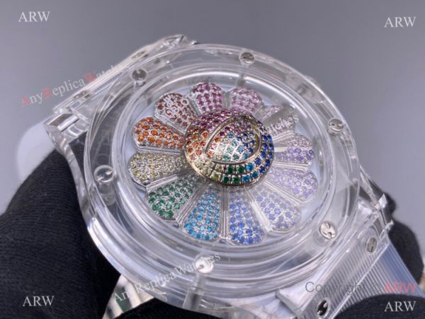2022 New! Swiss Hublot Takashi Murakami Sapphire Rainbow Watch 45mm 2022 New! Swiss Hublot Takashi Murakami Sapphire Rainbow Watch 45mm