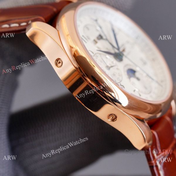 Swiss Quality Longines Master Moon Phase Watch Citizen Rose Gold White Dial 40mm Swiss Quality Longines Master Moon Phase Watch Citizen Rose Gold White Dial 40mm