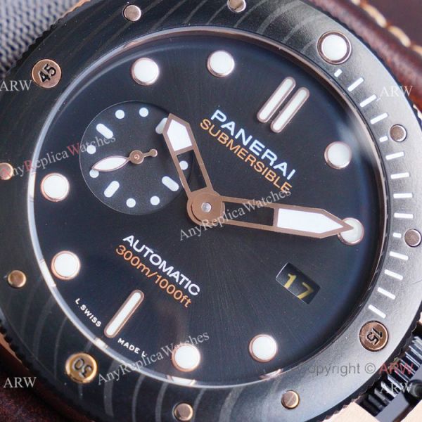 New Panerai Submersible Goldtech PAM1070 Rose Gold Watch 44mm New Panerai Submersible Goldtech PAM1070 Rose Gold Watch 44mm