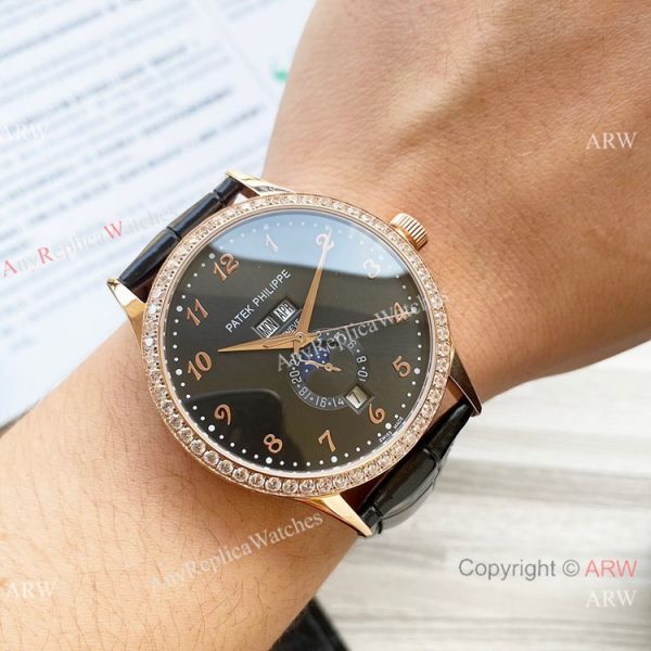 Clone Patek Philippe Calatrava Annual calendar Watch Rose Gold Case 42mm Clone Patek Philippe Calatrava Annual calendar Watch Rose Gold Case 42mm