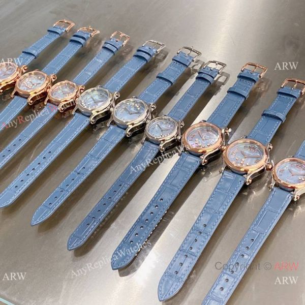 Clone Chopard Happy Diamond Lover Watch Blue Mop Dial Clone Chopard Happy Diamond Lover Watch Blue Mop Dial