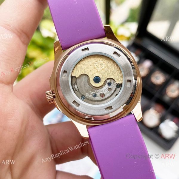 Replica Patek Philippe Lady-Aquanaut Watch Diamond Bezel Rose Gold Replica Patek Philippe Lady-Aquanaut Watch Diamond Bezel Rose Gold