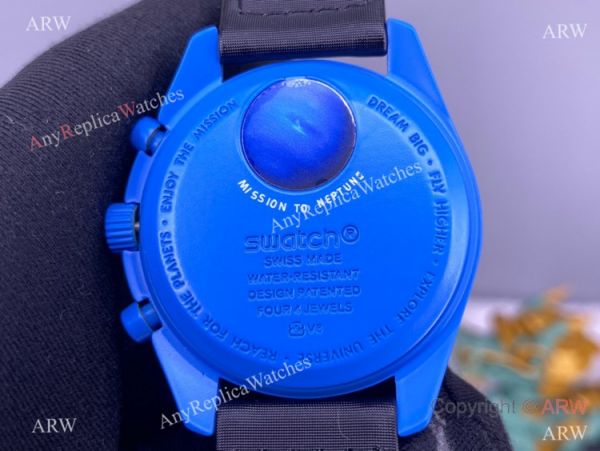2022 New! Swatch x Omega Bioceramic Moonswatch Mission to Neptune watch Quartz 2022 New! Swatch x Omega Bioceramic Moonswatch Mission to Neptune watch Quartz