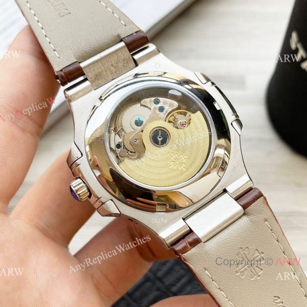 Clone Patek Philippe Annual Calendar Nautilus Watch Gray Dial Diamond Bezel Clone Patek Philippe Annual Calendar Nautilus Watch Gray Dial Diamond Bezel