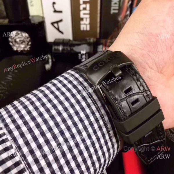 Replica Corum Skeleton Bubble Squelette Watch Black Case Silver Dial Replica Corum Skeleton Bubble Squelette Watch Black Case Silver Dial