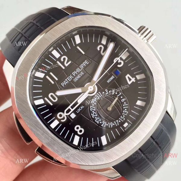 Swiss Grade Copy Patek Philippe Travel Time Watch SS Gray Dial Swiss Grade Copy Patek Philippe Travel Time Watch SS Gray Dial