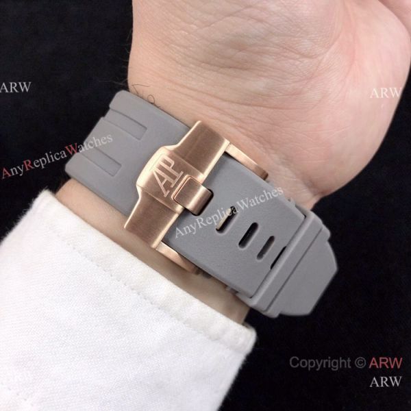 New Copy Audemars Piguet Royal Oak Offshore Limited Edition Watch Rose Gold Grey Face New Copy Audemars Piguet Royal Oak Offshore Limited Edition Watch Rose Gold Grey Face