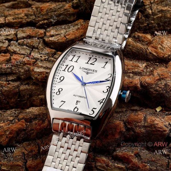 Copy Longines Evidenza Men Watches Black Dial Black Leather Strap Copy Longines Evidenza Men Watches Black Dial Black Leather Strap