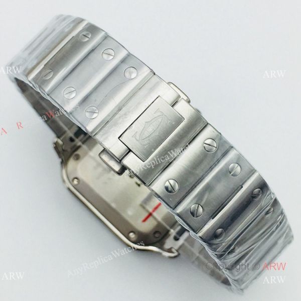BV Factory 1:1 Copy Ladies Cartier Santos De Cartier Silver Diamond Watch BV Factory 1:1 Copy Ladies Cartier Santos De Cartier Silver Diamond Watch