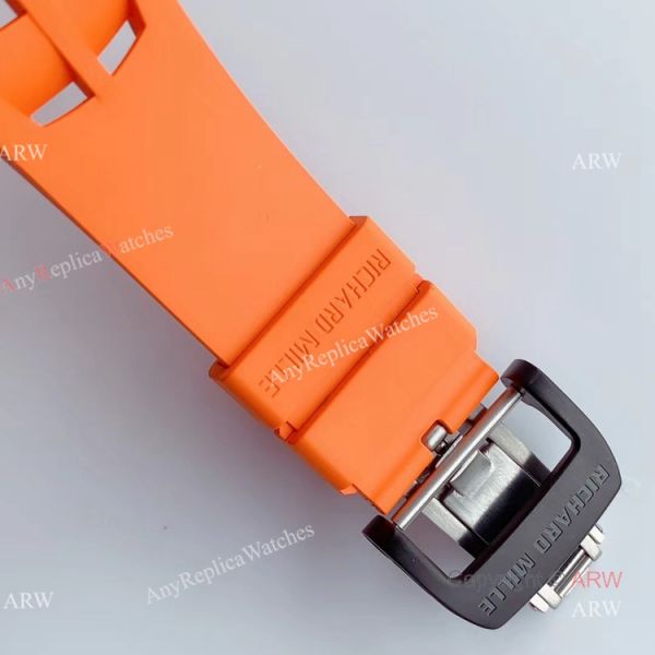 KV Factory V2 Upgraded Knockoff Richard Mille RM011 Orange Rubber Band Carbon Watch KV Factory V2 Upgraded Knockoff Richard Mille RM011 Orange Rubber Band Carbon Watch