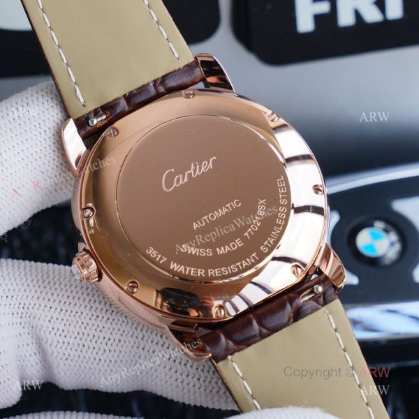 High Quality Cartier Ronde Solo 42mm rose gold Diamond Replica Watch High Quality Cartier Ronde Solo 42mm rose gold Diamond Replica Watch