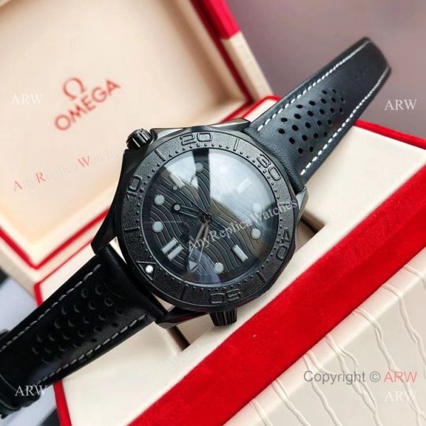 2021 New Omega Seamaster Diver 300m Black Black Ceramic Watch 2021 New Omega Seamaster Diver 300m Black Black Ceramic Watch