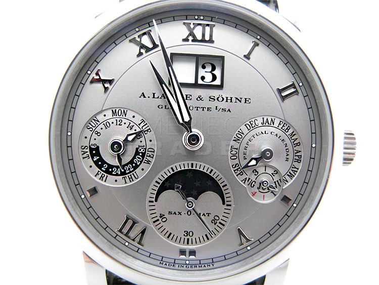 A. Lange & Sohne Langematik Perpetual Calendar 310.025E Platinum Automatic Self-Winding A. Lange & Sohne Langematik Perpetual Calendar 310.025E Platinum Automatic Self-Winding