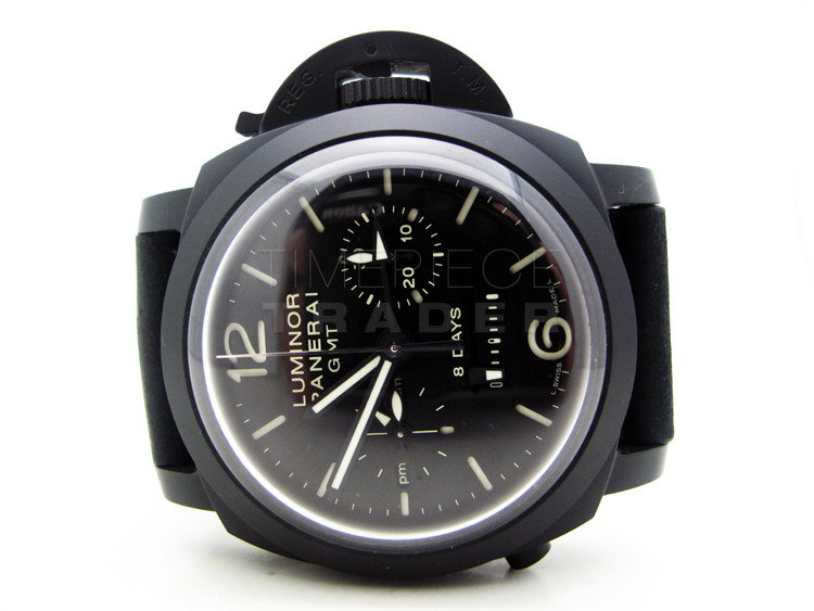 Panerai 1950 Monopulsante 8 days GMT PAM 317 Ceramic Hand Wind 8-DAY Panerai 1950 Monopulsante 8 days GMT PAM 317 Ceramic Hand Wind 8-DAY